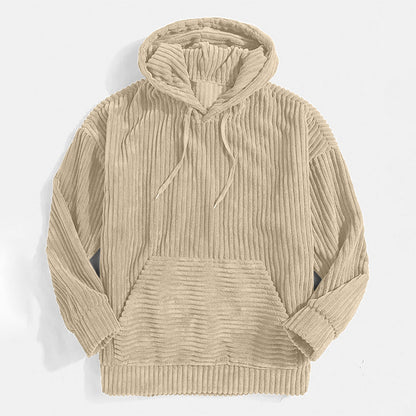 Warme Fleece-Hoodie Herren