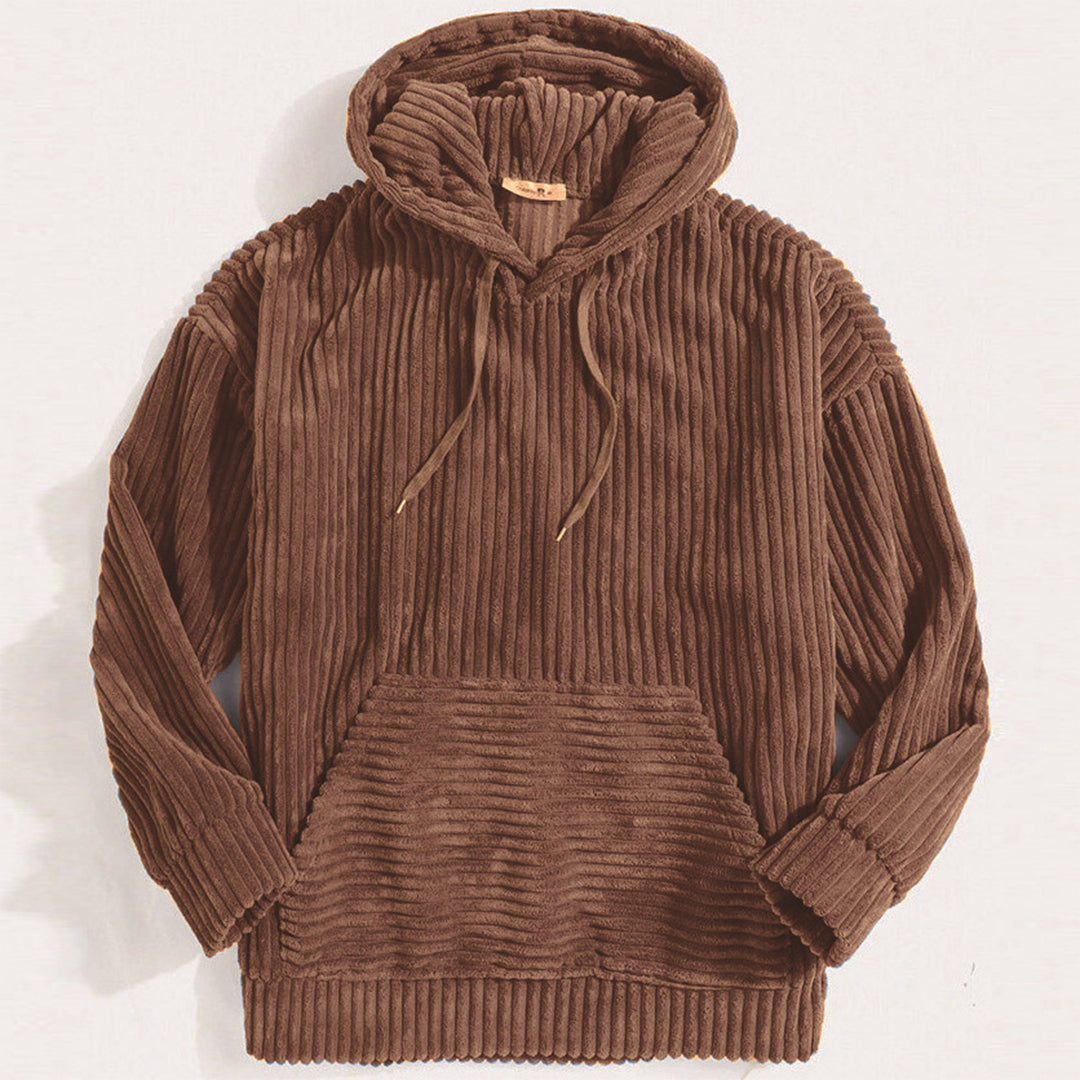 Warme Fleece-Hoodie Herren