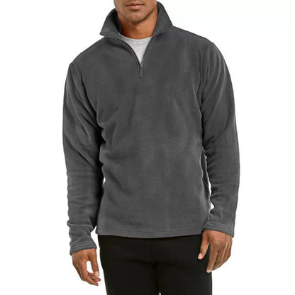 Herren Fleece Pullover Reißverschluss