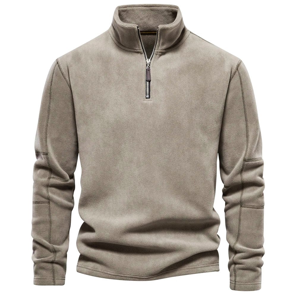Warme Herren Fleecejacke Langarm - IdealeKleiden