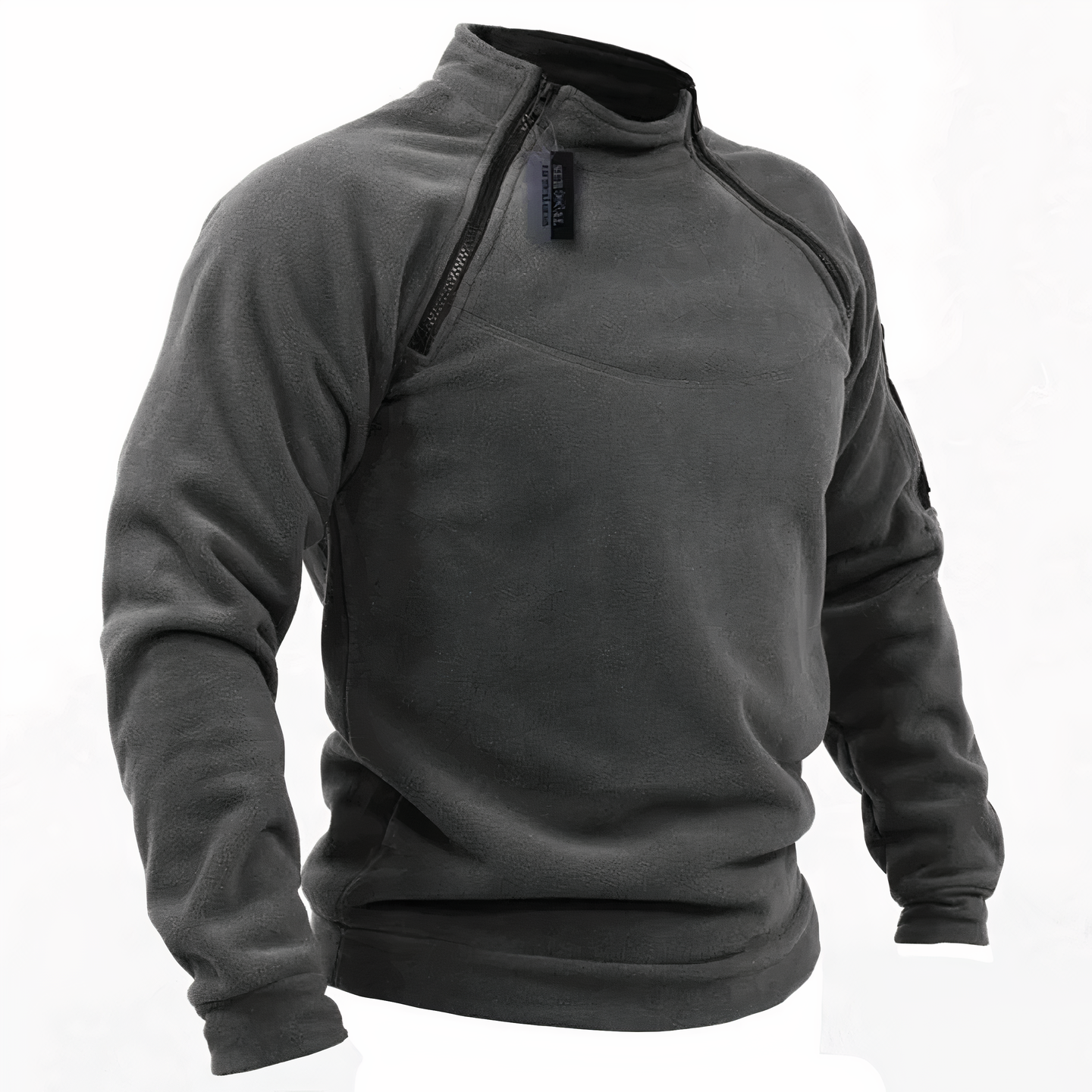 Herren Fleece Pullover Quarter Zip Warm