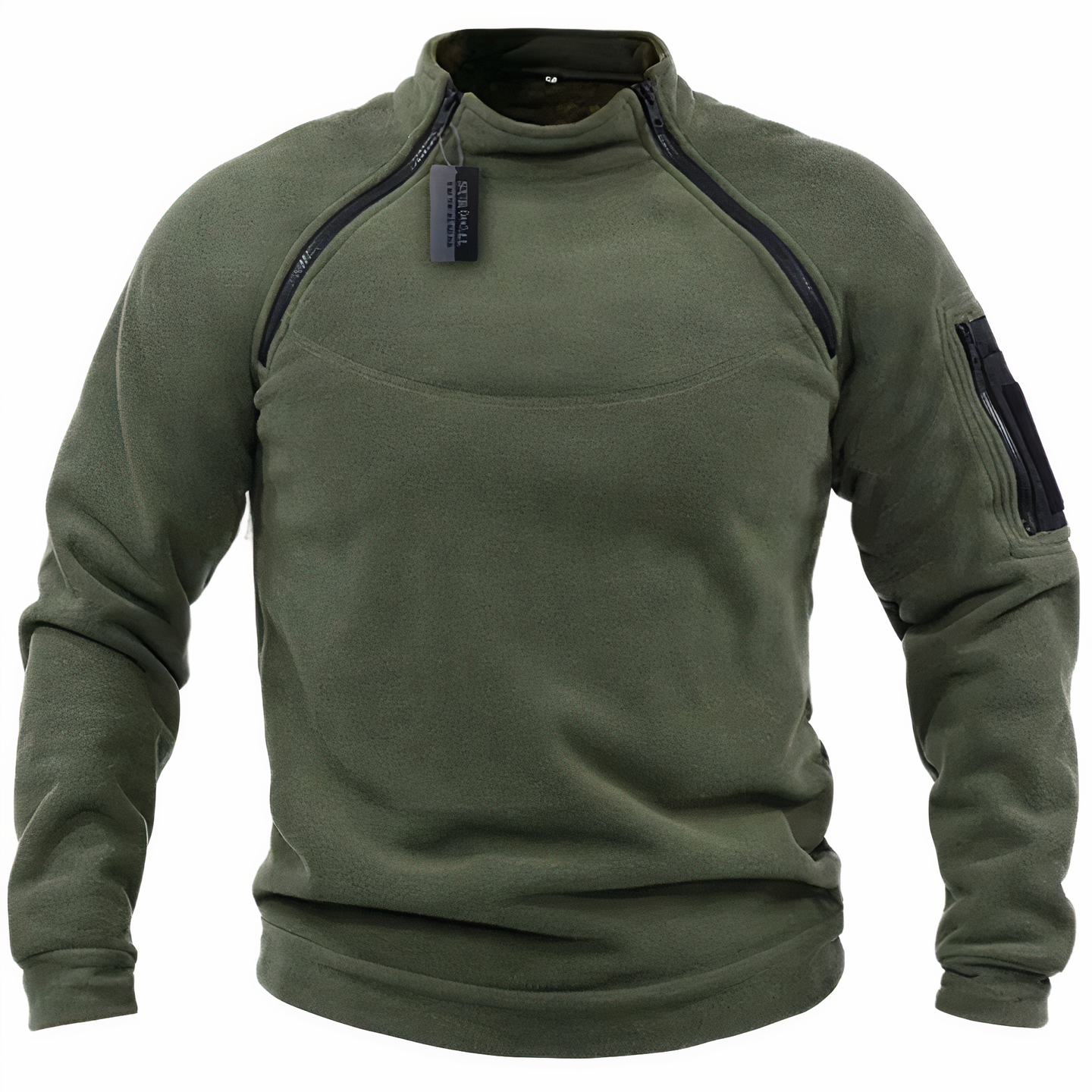 Herren Fleece Pullover Quarter Zip Warm