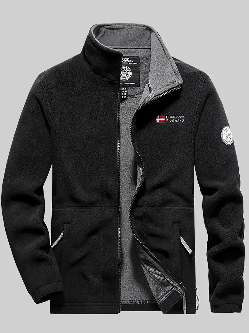 Herren Winterjacke Fleece Winddicht Isoliert