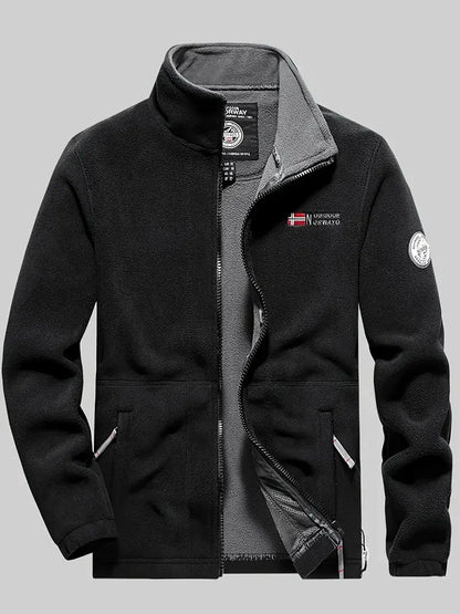 Herren Winterjacke Fleece Winddicht Isoliert