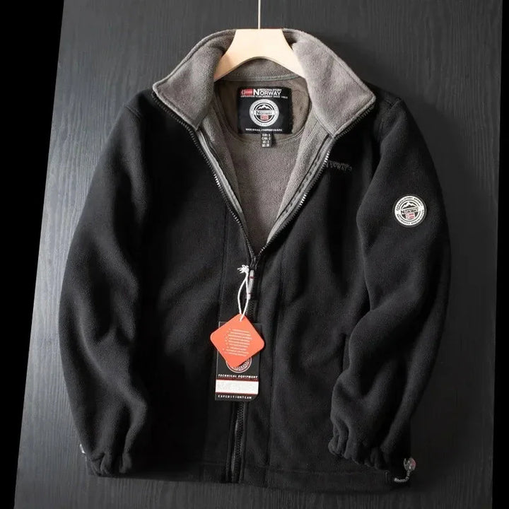 Herren Fleecejacke Warm mit Taschen