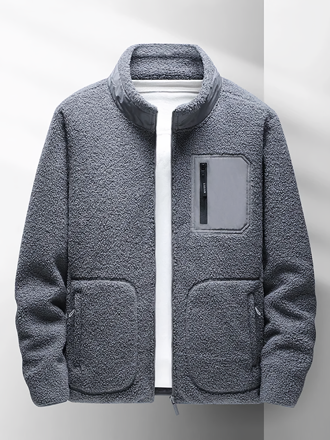 Herren Fleecejacke Warm Zip-Up