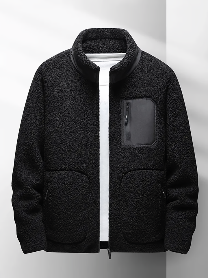 Herren Fleecejacke Warm Zip-Up
