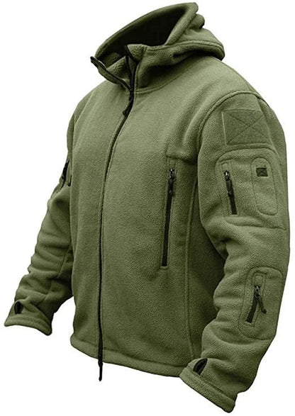 Herren Fleecejacke Winter Warm Reißverschluss