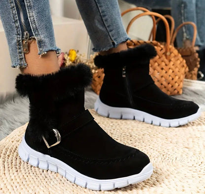 Warmes Stiefelett mit Weichem Innenfutter für Damen