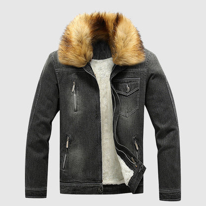 Robuste Denimjacke Herren Trendy Style