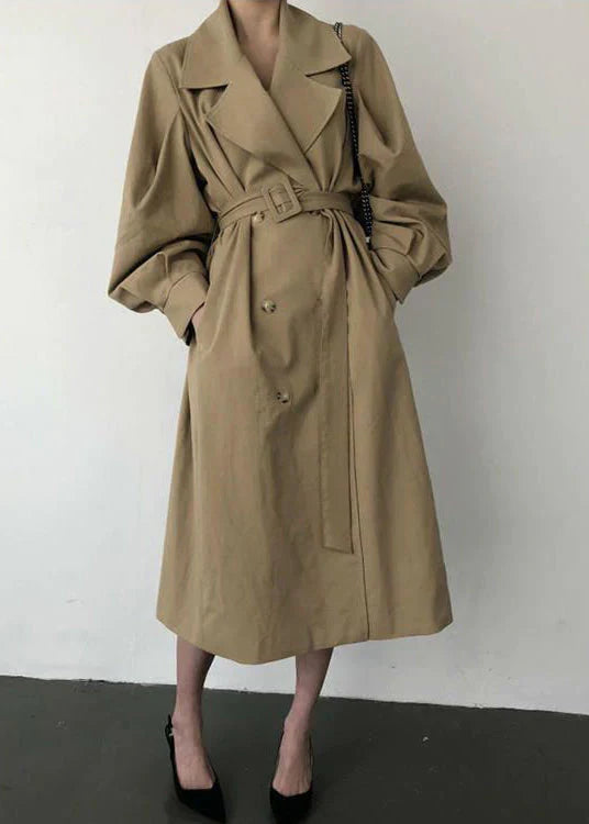 Elegante Damenmantel Trenchcoat Style - IdealeKleiden