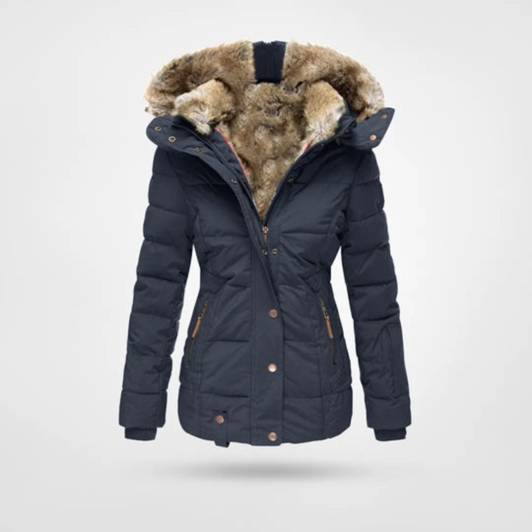 Warme Damen Winterjacke Isolierte Puffer Parka