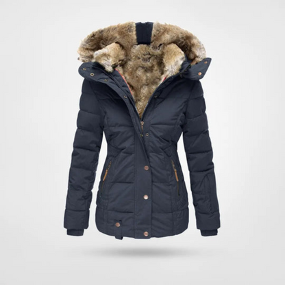 Warme Damen Winterjacke Isolierte Puffer Parka