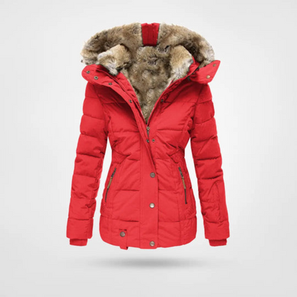 Warme Damen Winterjacke Isolierte Puffer Parka