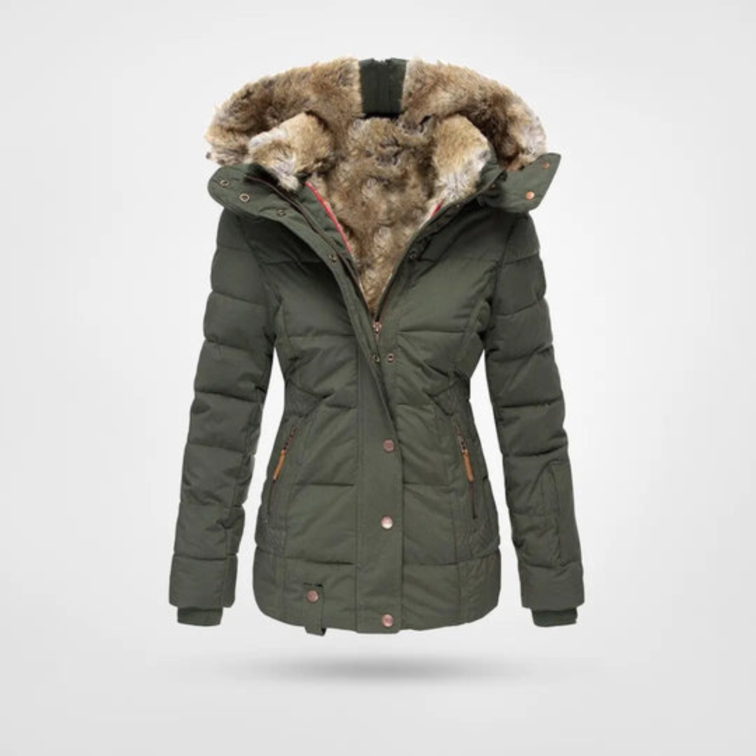 Warme Damen Winterjacke Isolierte Puffer Parka