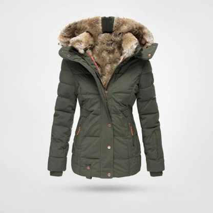 Warme Damen Winterjacke Isolierte Puffer Parka