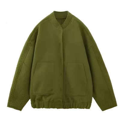 Übergroße Damen Winterparka Aviator Jacke