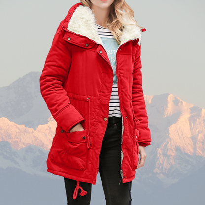 Wasserabweisende Winterjacke Mit Kapuze Gefüttert