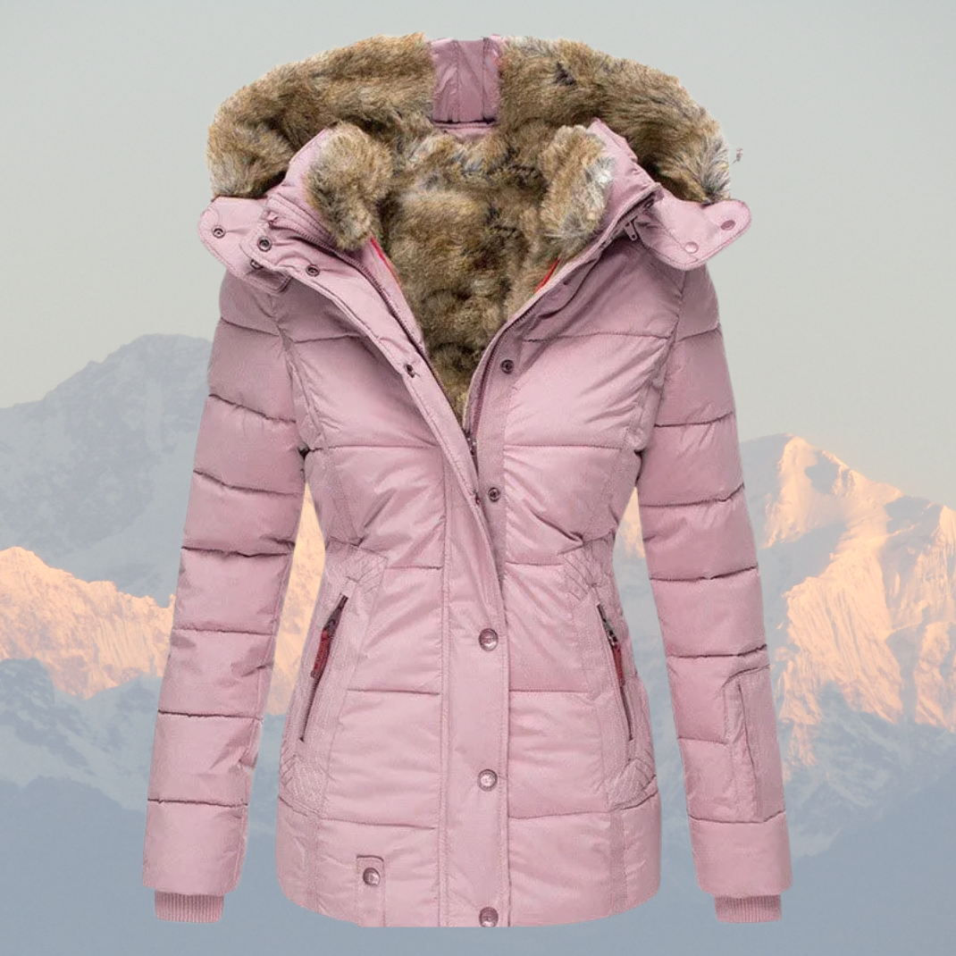 Winterjacke Damen Warm Isoliert Wasserdicht Daunenmantel