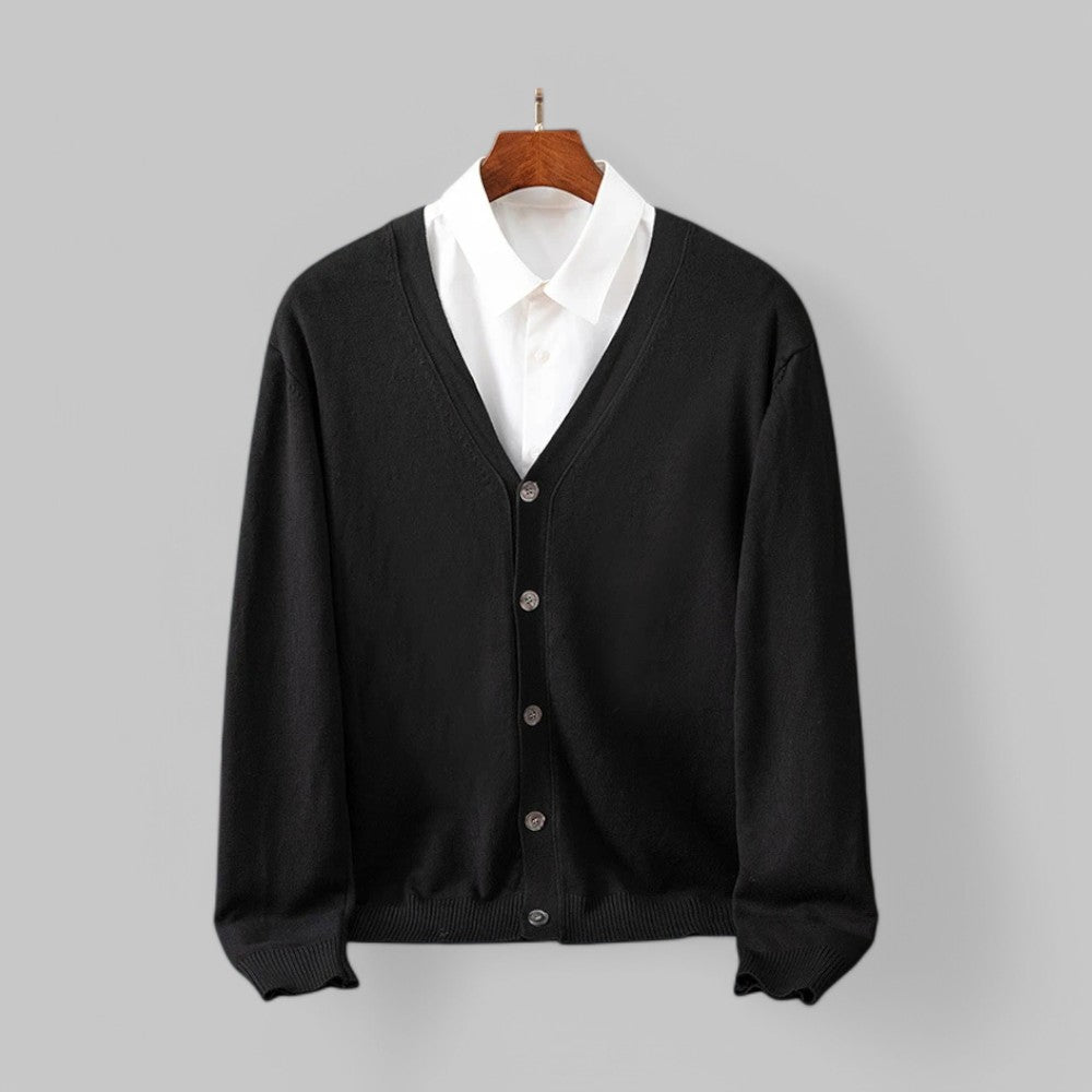 Stylisher Cardigan für Männer V-Ausschnitt Modern