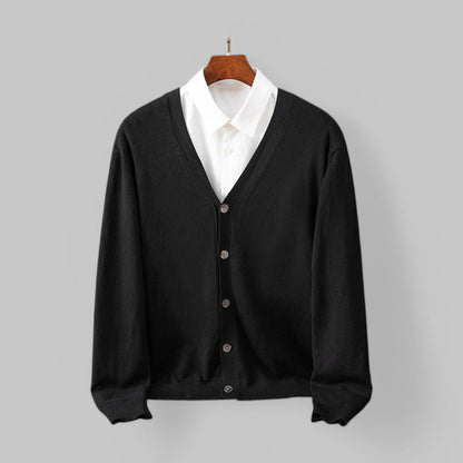 Stylisher Cardigan für Männer V-Ausschnitt Modern
