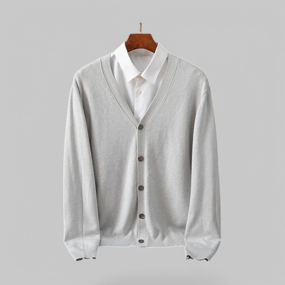 Stylisher Cardigan für Männer V-Ausschnitt Modern