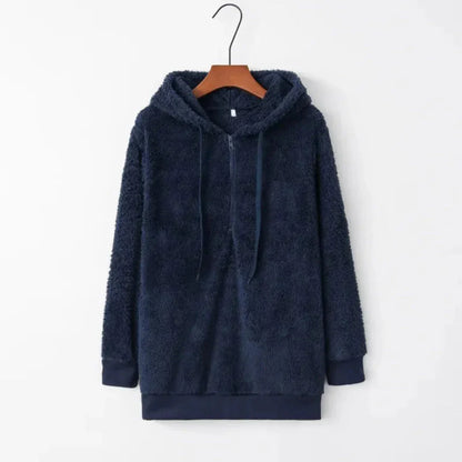 Übergroßer Sherpa Fleece Hoodie Warm & Bequem