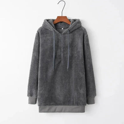 Übergroßer Sherpa Fleece Hoodie Warm & Bequem