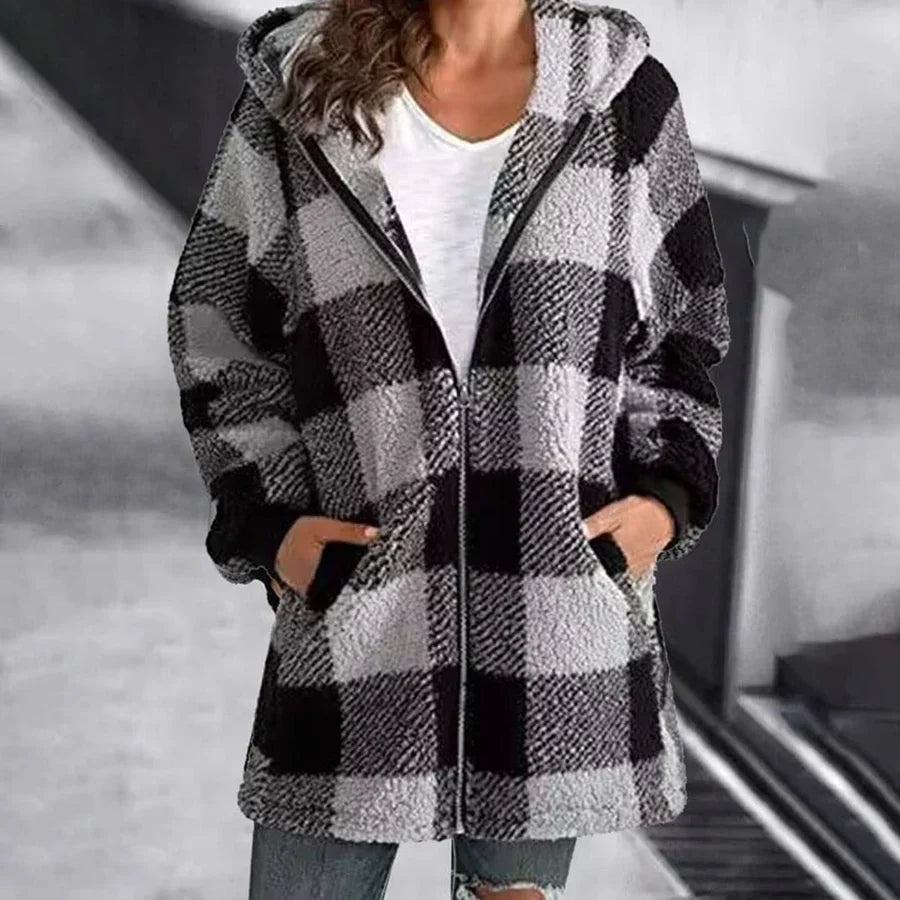Übergroßer Kapuzenpullover Luxus Fleece