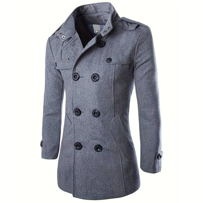 Maßgeschneiderte Herrenjacke Wolle Doppelreihner Klassisch