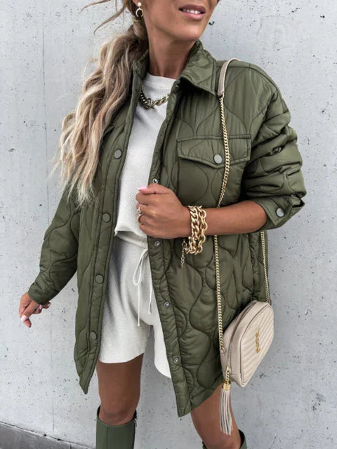 Wintermantel Damen Modern Kragen