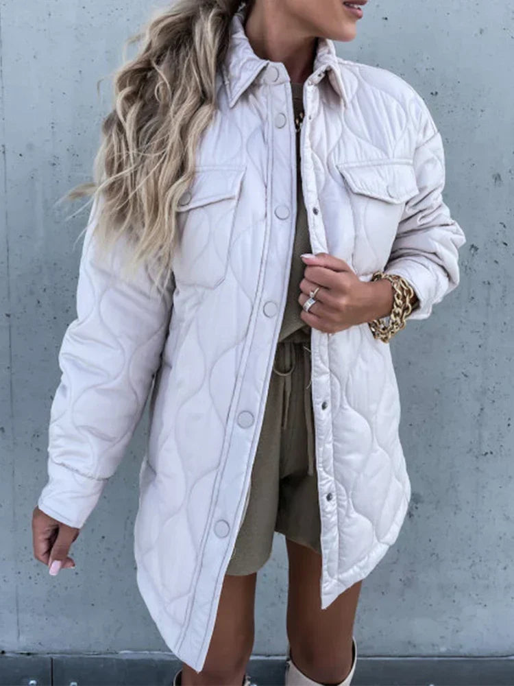 Wintermantel Damen Modern Kragen
