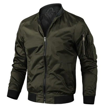 Herren Bomberjacke Modern Stilvoll Elegant