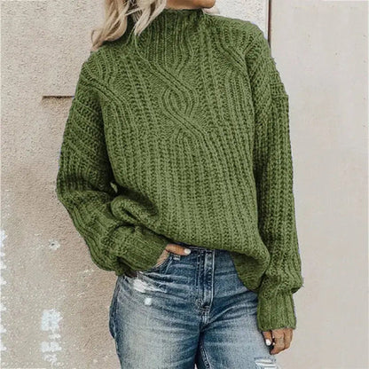 Weicher Winterpullover Gemütlich Strick