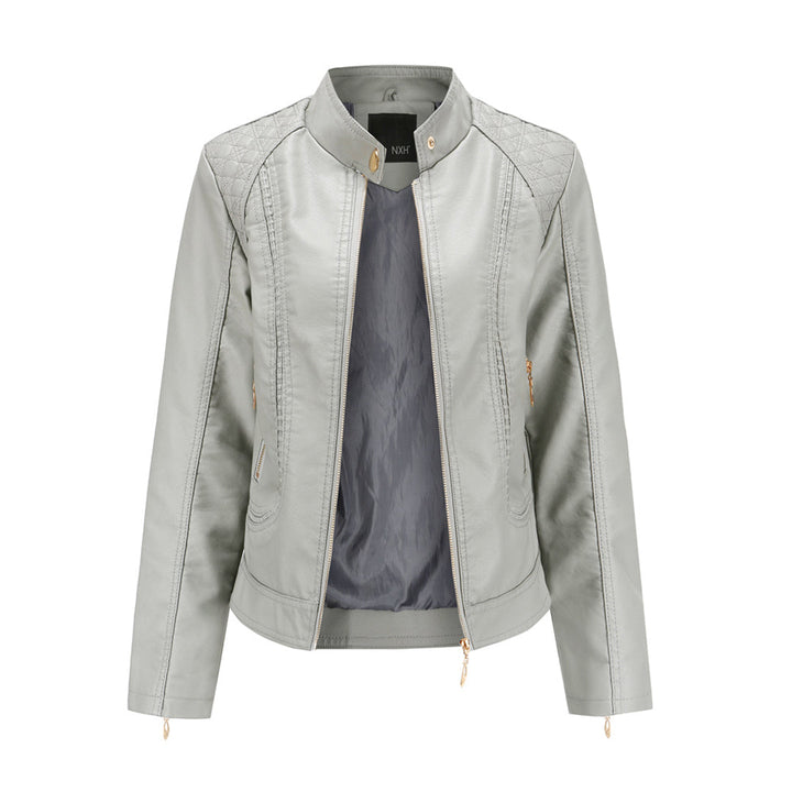 Lederjacke Herren Bikerjacke Herbst Stil