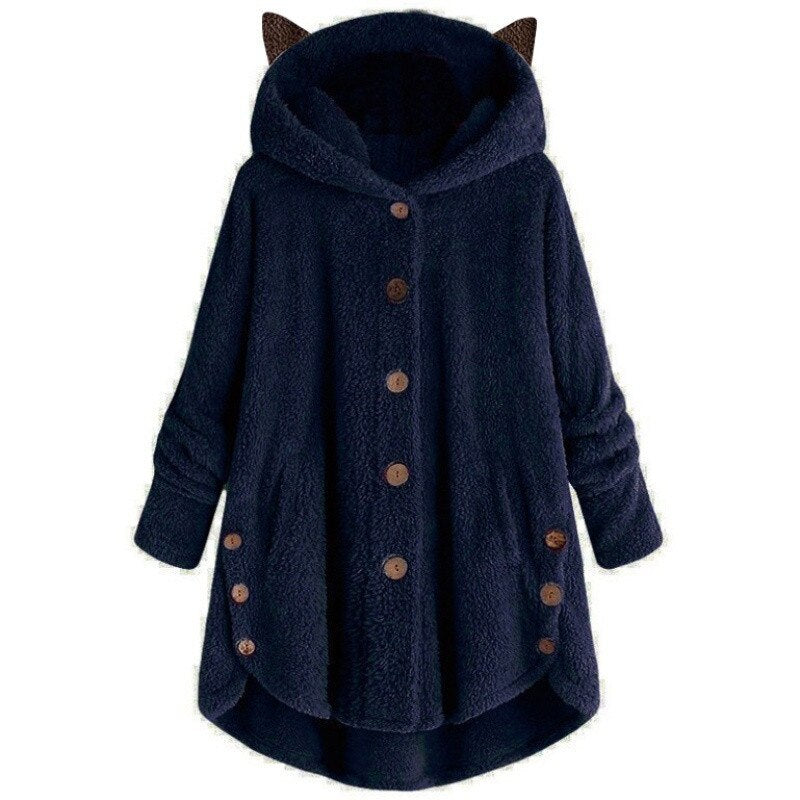 Weiche Katzenjacke Plüschgefüttert Warm