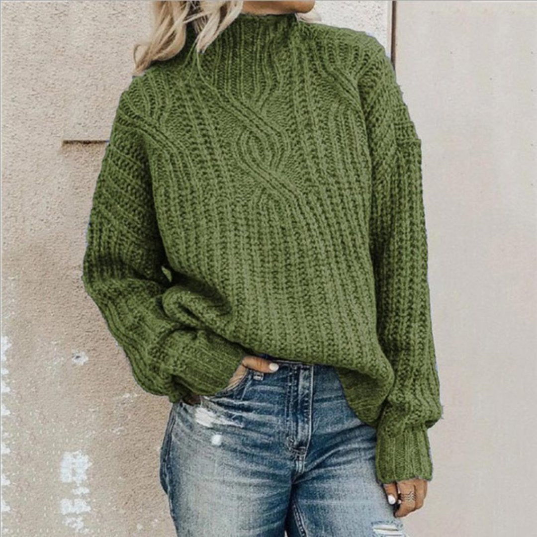 Weiche Strickpullover Damen Wärme