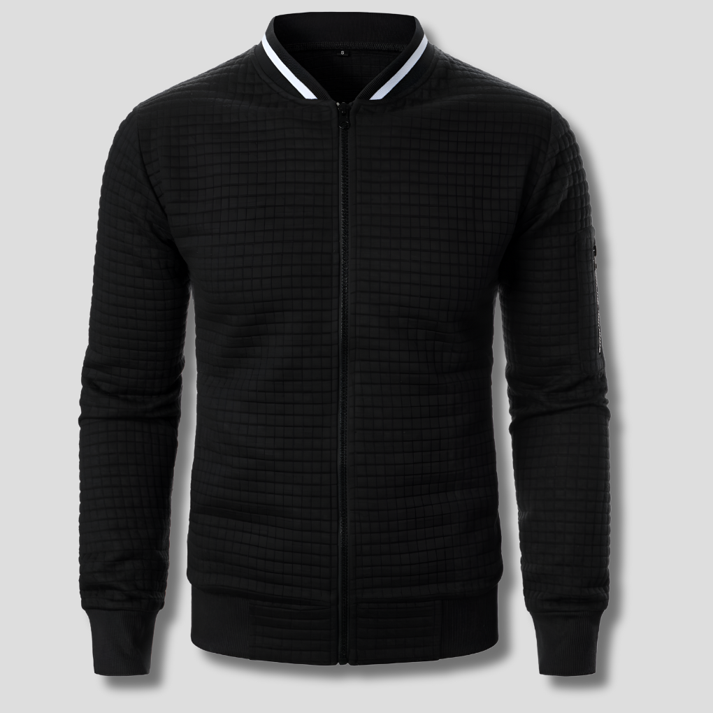 Praktischer Herren Pullover Reißverschluss Warm - IdealeKleiden