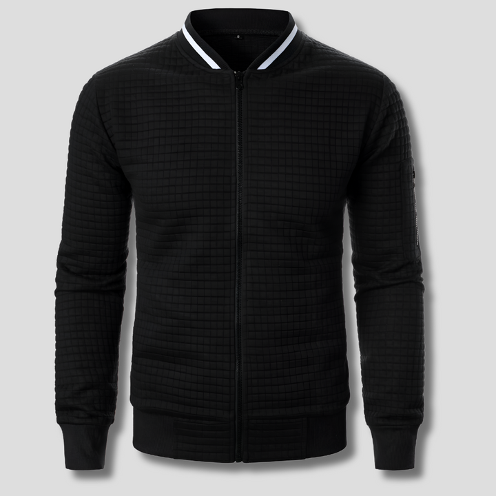 Praktischer Herren Pullover Reißverschluss Warm - IdealeKleiden