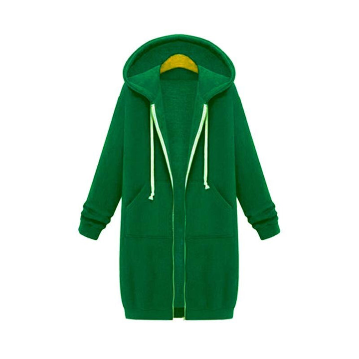 Stylische Damenjacke Lang Sweatshirt Design