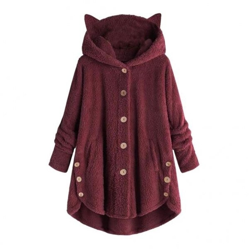 Weiche Katzenjacke Plüschgefüttert Warm