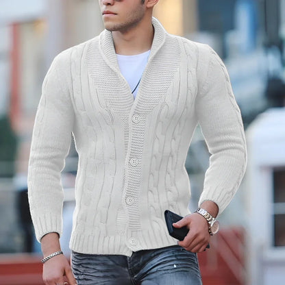 Klassischer Herren Strickpullover Warm