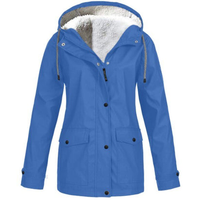 Wasserdichte Outdoorjacke Warm Gefüttert
