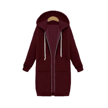 Stylish Sweatjacke Damen Lang