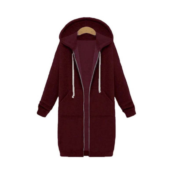 Stylische Damenjacke Lang Sweatshirt Design
