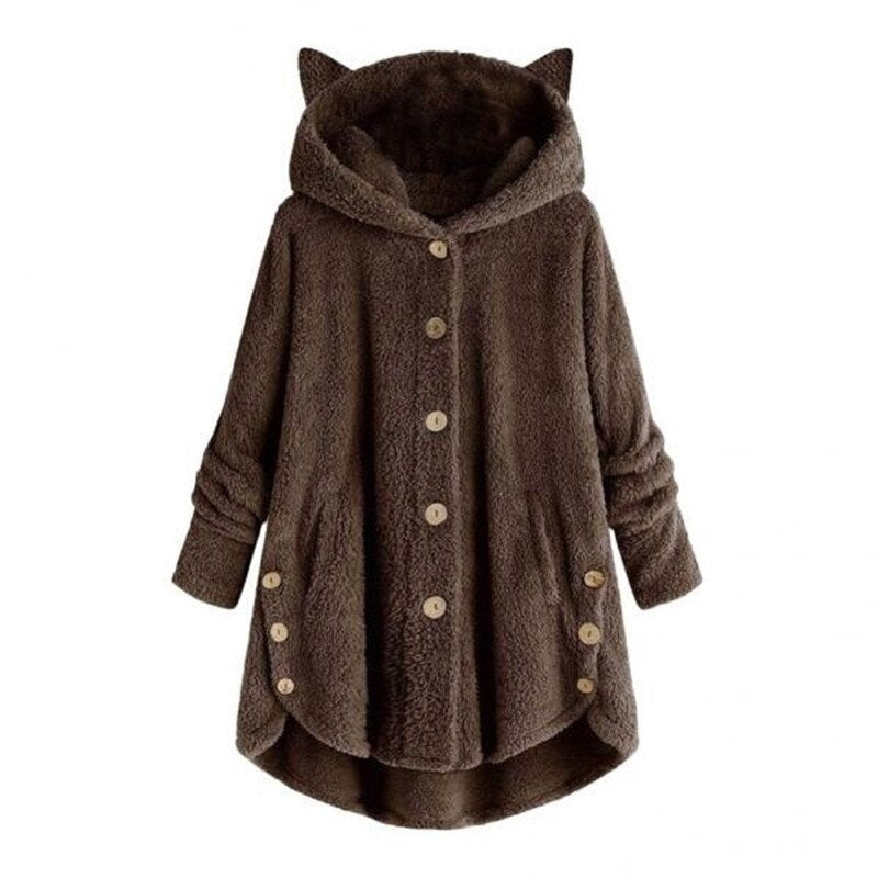 Weiche Katzenjacke Plüschgefüttert Warm