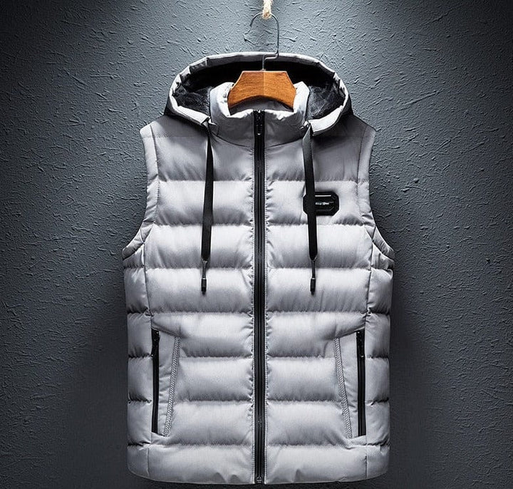 Warme Daunenweste Damen Elegant
