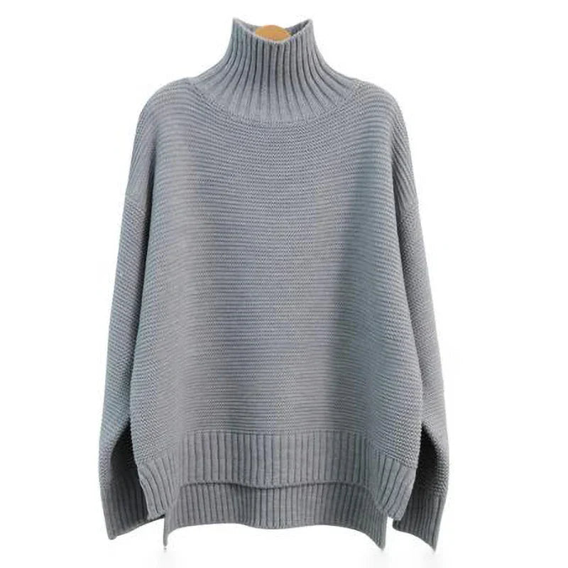 Große Rollkragenpullover Damen Weich &amp; Bequem - IdealeKleiden
