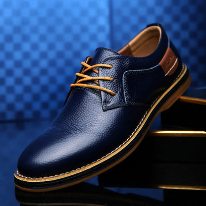 Elegante Herrenschuhe Oxford Leder Qualität