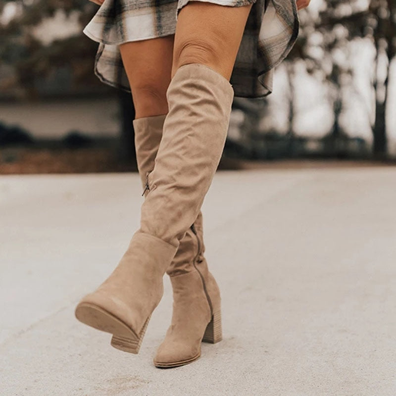 Stilvolle Stiefel Frauen Schuhe Elegant